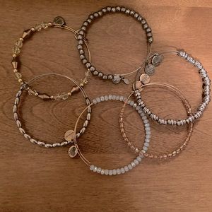 Alex and Ani Charmed bracelets